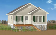 2 Bedroom floor plans for the Jersey Shore, RBA Homes